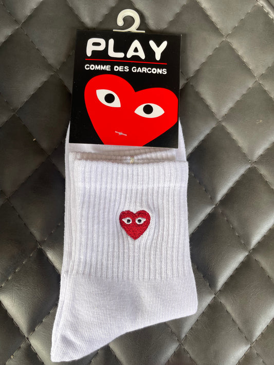 Comme de Garçon White Socks