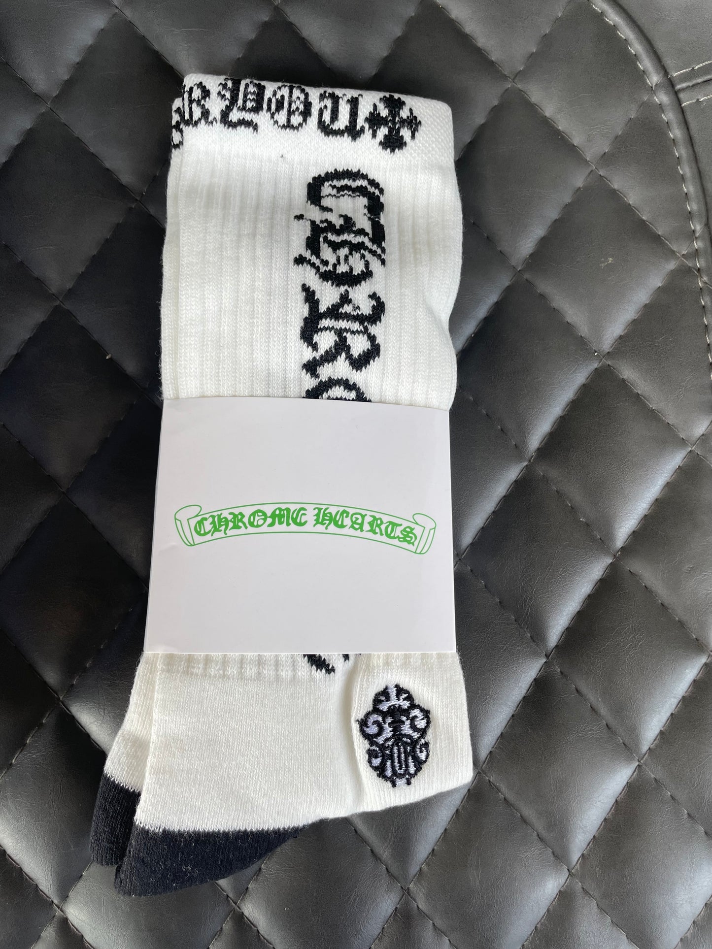 Chrome Hearts White & Black Socks