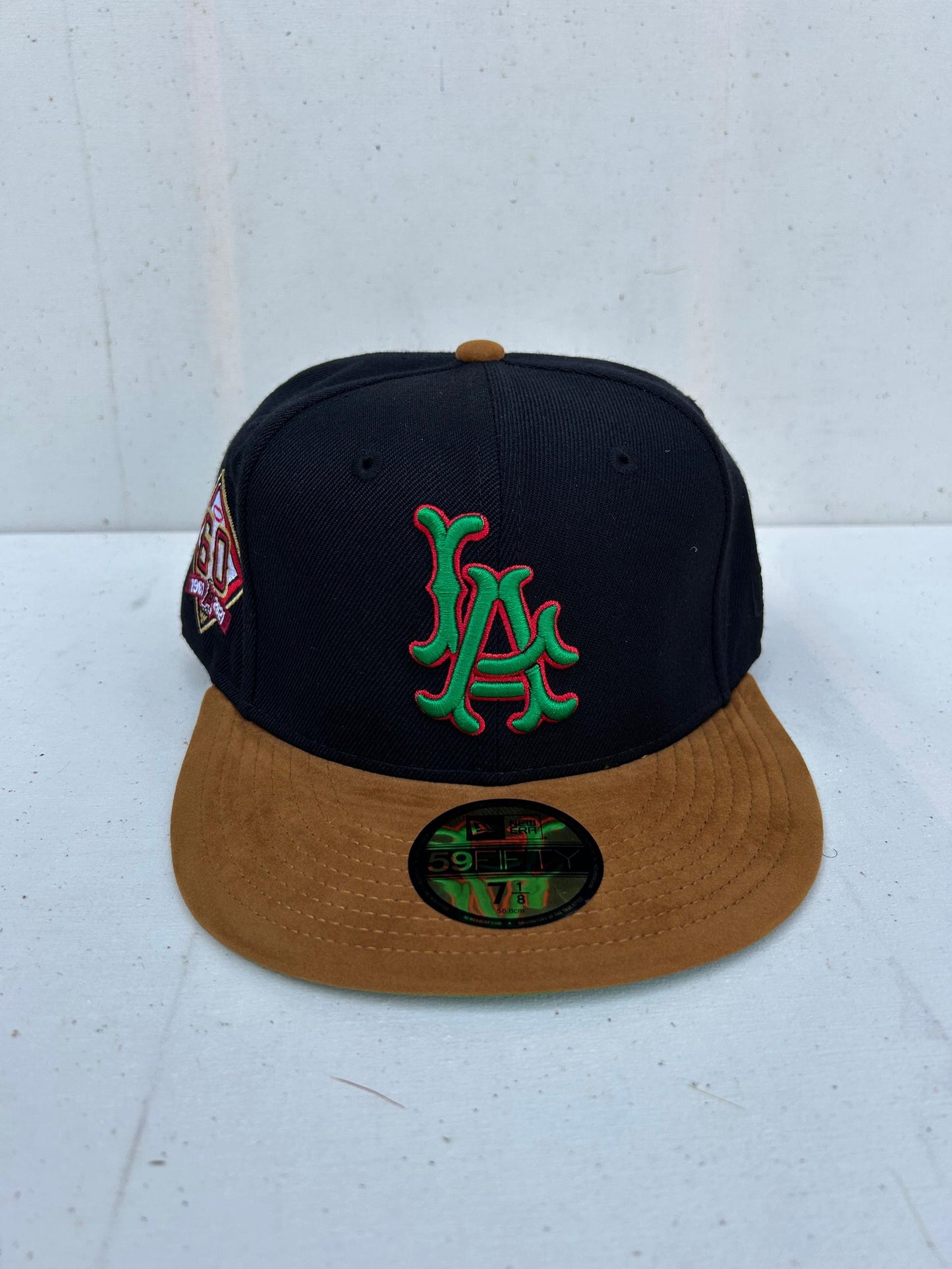 Los Angeles Angels Special Two Tone Suede Edition Fitted hat