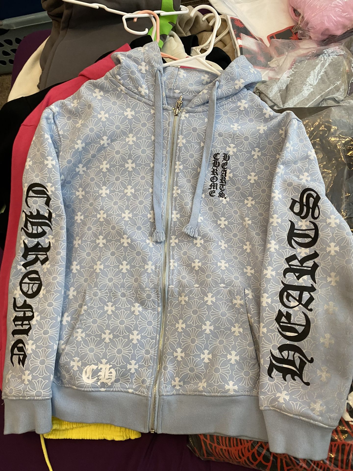 Chrome Hearts Masi Blue Zip up