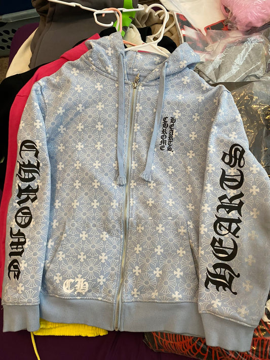 Chrome Hearts Masi Blue Zip up