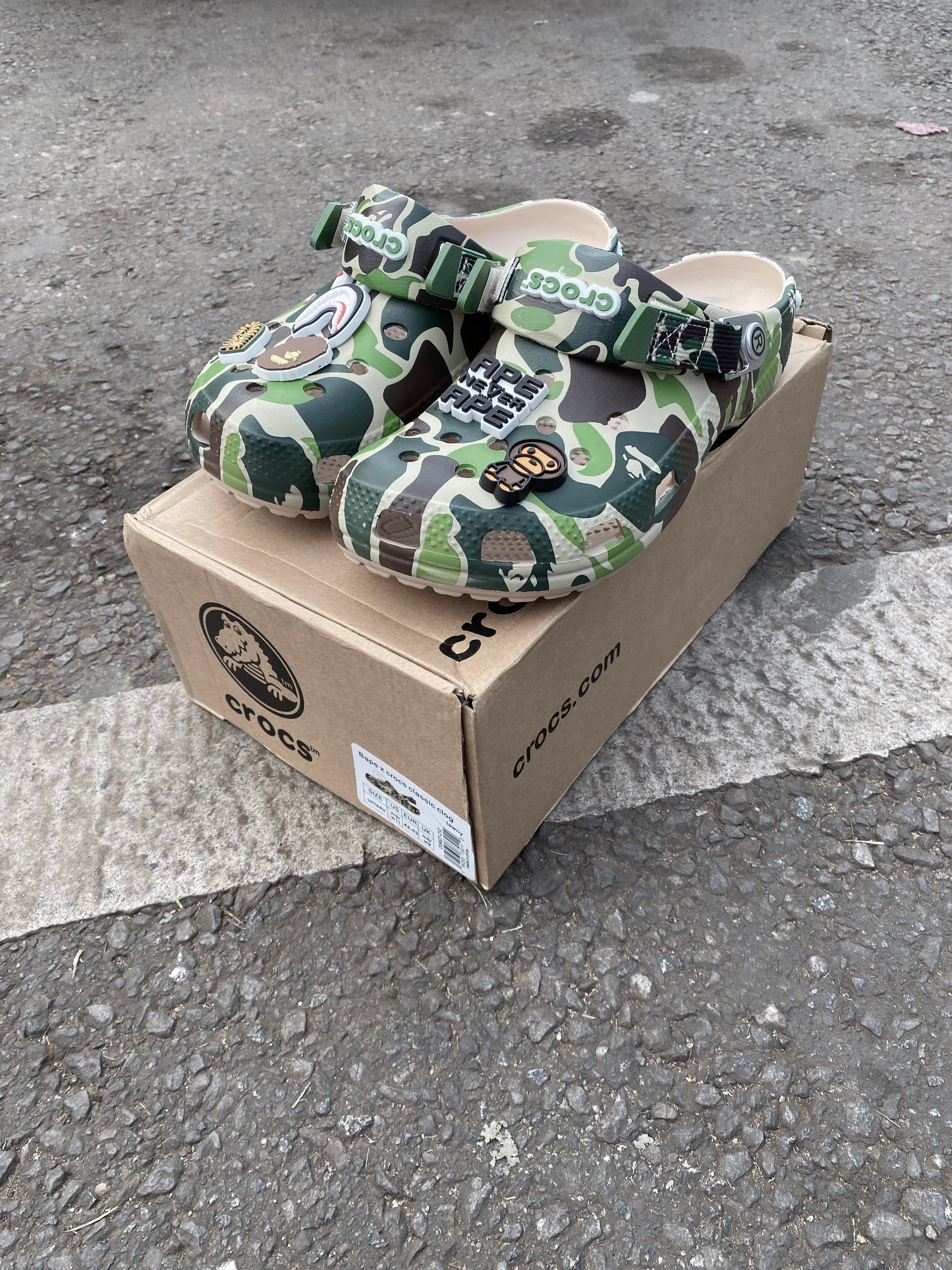 BAPE X CROCS FOOTWEAR(size 42)
